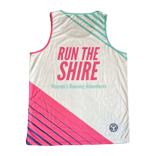 Run The Shire Womens & Unisex Technical Running Vest - Back
