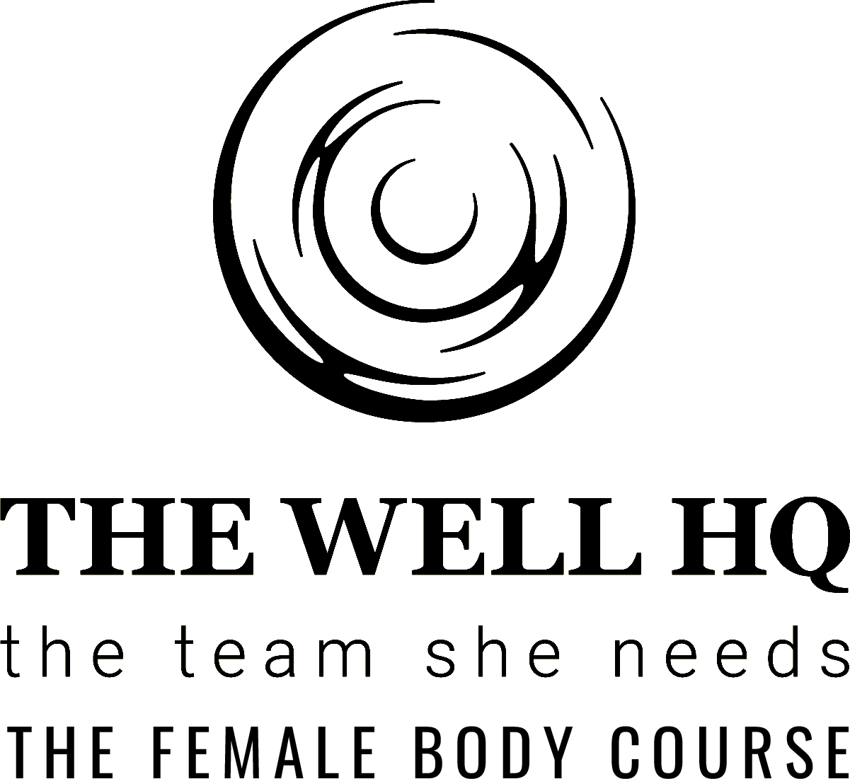 The Well HQ Logo The Female Body Course
